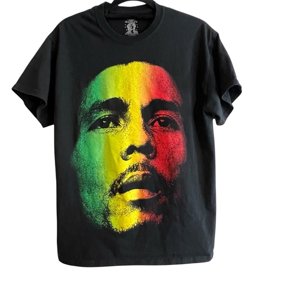 Bob Marley Band  T-Shirt Big Face Men’s Size Medium Band Merch - Picture 1 of 7